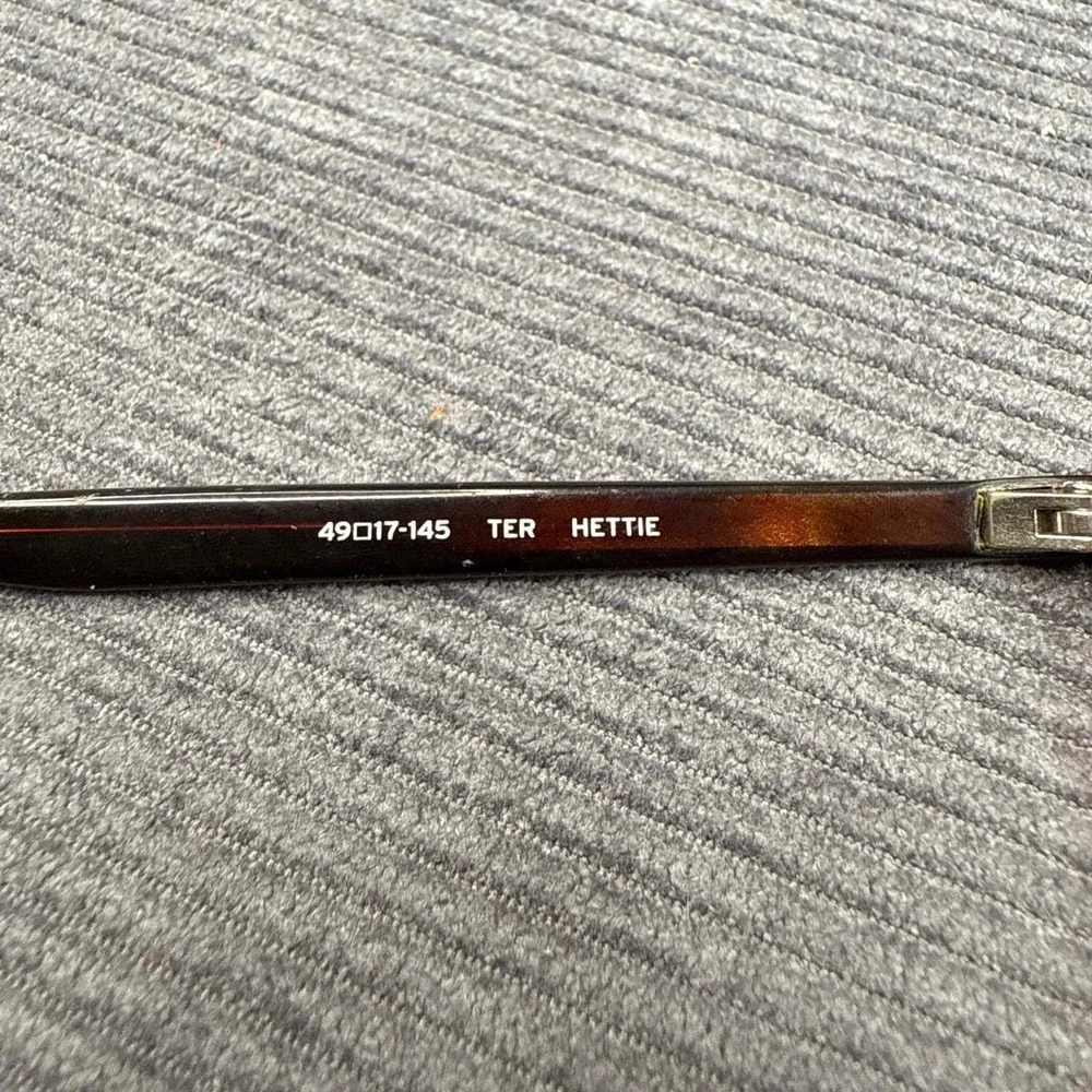 Barton Perreira Hettie TER Tortoise Red‎ Cat Eye Eyeglass Frames 49-17-145 Y2k